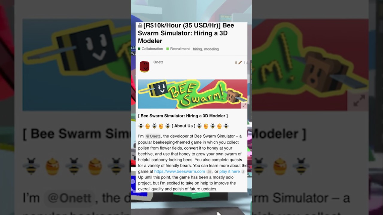 Онетт нанял сотрудника для помощи с BSS, но потом УВОЛИЛ его, и он слил Beesmas 2021... (Пчелиный...