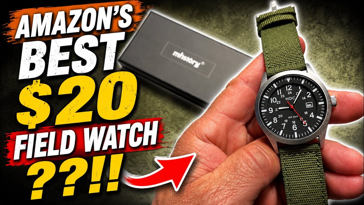 Amazon's Best $20 Field Watch ??!! - Infantry MDC - YouTube