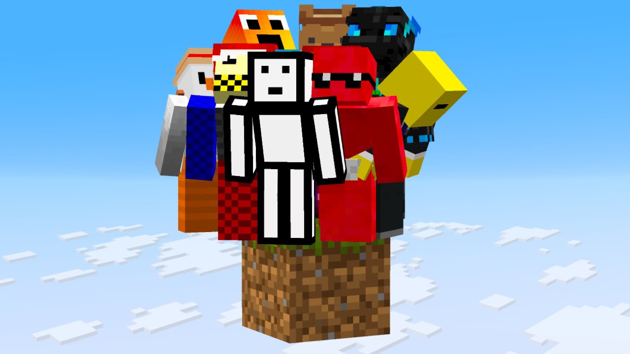 I Put 10 YouTubers on One Block, here's what happened...
