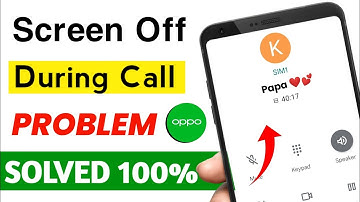 Oppo Call Screen Off Problem Solve | Oppo Proximity Sensor Setting | Black Screen During Call Oppo