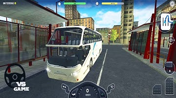 High Decker Coach Bus City Drive - Bus Simulator PRO 2017 Gameplay