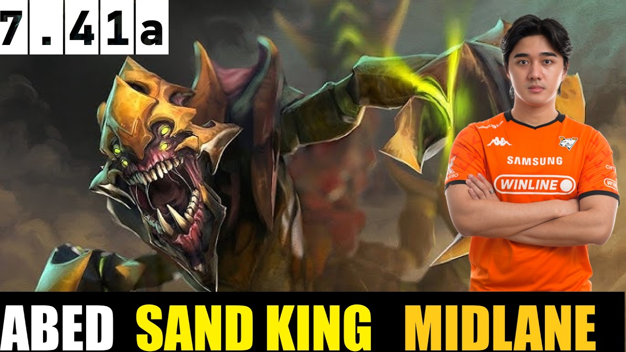 🤯 ABED [Sand King] MID 7.41a- DOTA 2 HIGHEST MMR MATCH#dota2 # ...