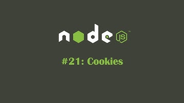 ExpressJS Tutorial 21: Cookies