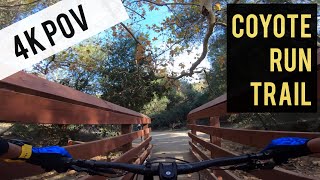 (4K POV) Coyote Run Trail to Wood Canyon Trail in Aliso Woods Orange County California