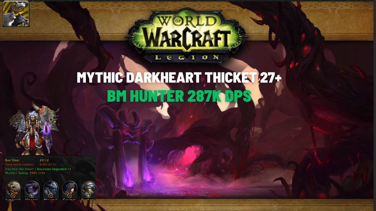 BM Hunter Achieves 3500 Mythic+ Score! 287k DPS Overall! 