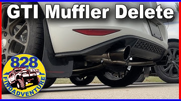Golf GTI muffler delete ECS Tuning #ecstuning #golfgti