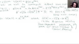 Nov 18 (Pt2): KdV Dispersion Relation