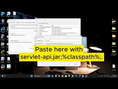 How to set path of Apache Tomcat in environment variable || Computer path tutorials || 2024 updates