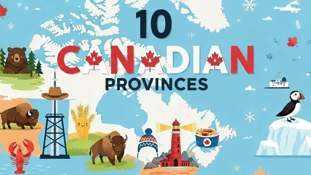10 канадских провинций | Узнайте о флагах, цветах, деревьях и птицах