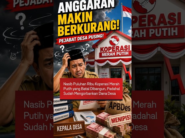 Nasib Puluhan Ribu Koperasi Merah Putih Yang Batal Dibangun, Padahal Sudah Mengorbankan Dana Desa