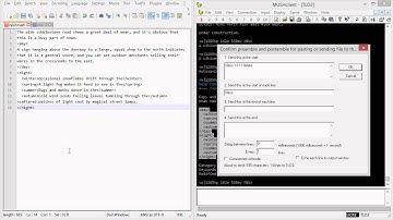 Using an input file with MUSHclient