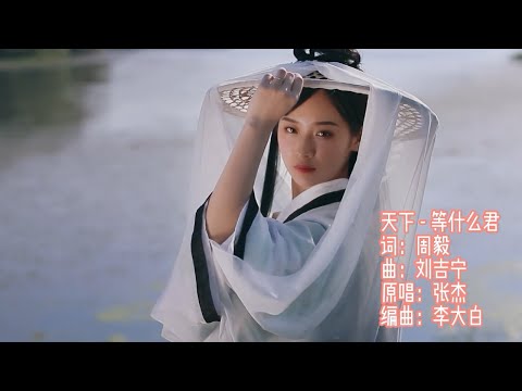 `等什么君翻唱张杰《天下》古装美女混剪MV，抛去江山如画，换她笑面如花