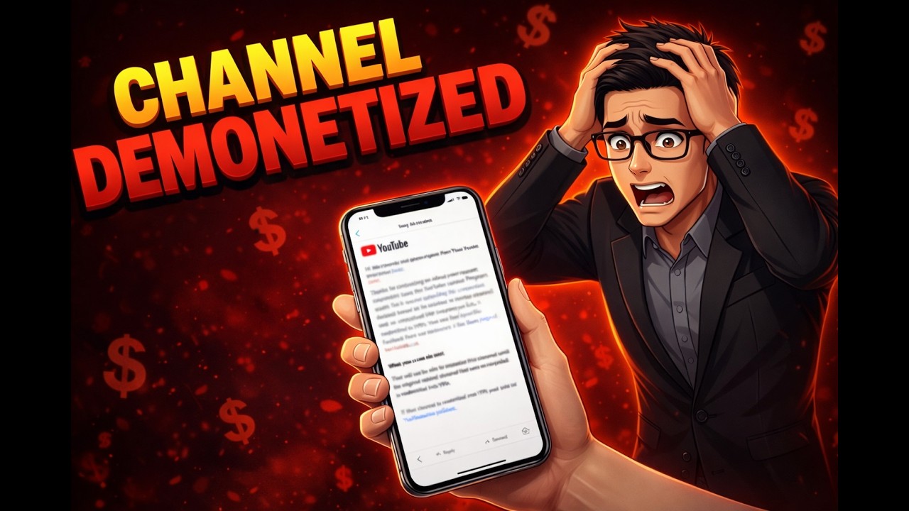 My YouTube Channel Got Demonetized | Ai Creators Alert  ⚠️