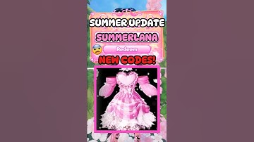 SUMMER UPDATE EVERY NEW SECRET CODE IN DTI #roblox #dti #dresstoimpress #shorts
