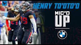 Henry To'oTo'o was FIRED UP vs Bills 🔥 | Mic'd Up