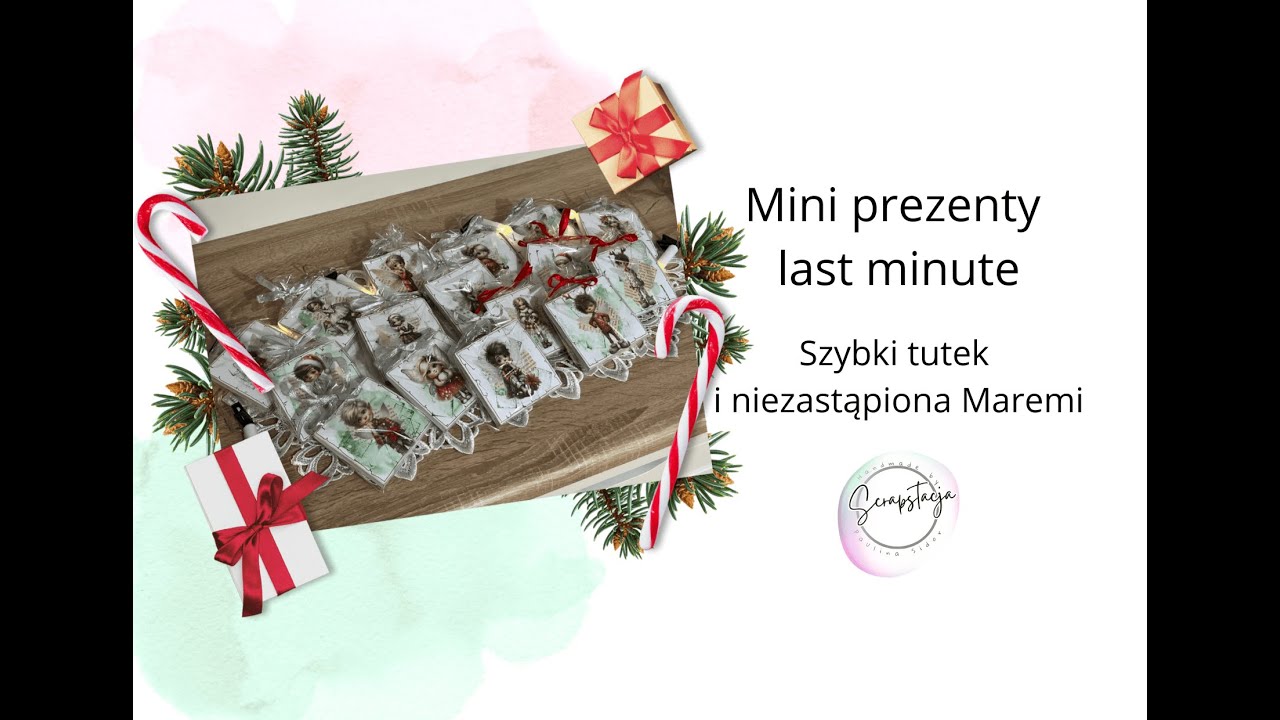 Mini prezenciki last minute - szybki tutek i grafiki Maremi