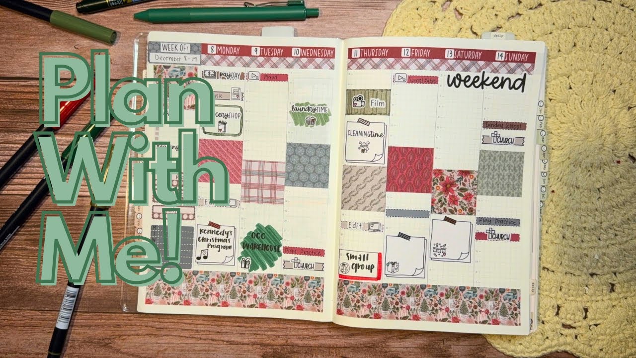 PLAN WITH ME | It’s the holiday season!