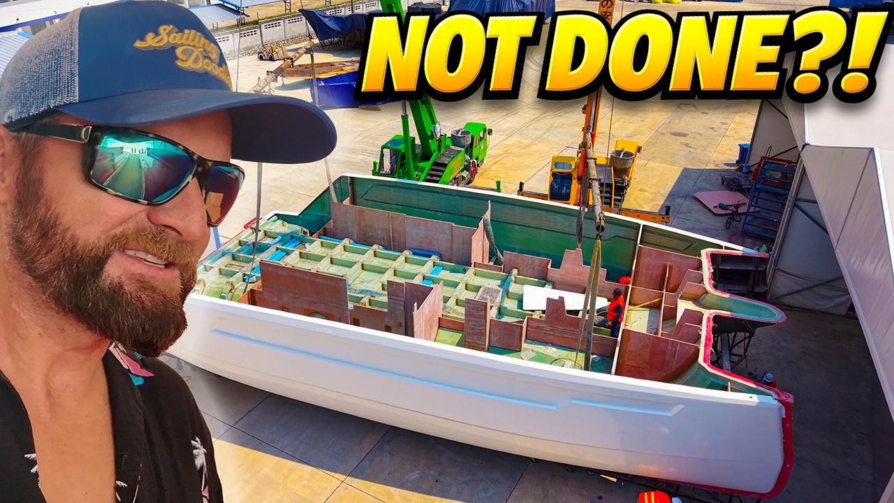 ⁣My $1.5M Catamaran STILL Isn’t Done…