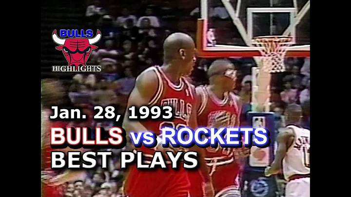 January 28 1993 Bulls vs Rockets highlights
