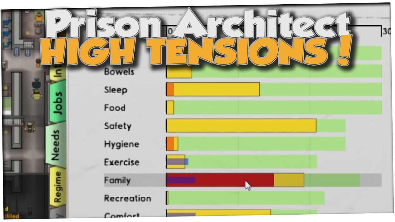 Prison Architect - TENSIONS ARE SUPER HIGH! (Gameplay Part 6) - YouTube