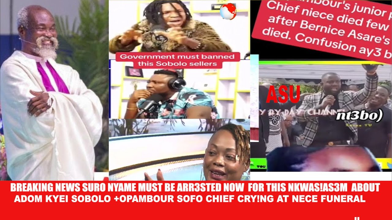 Breaking News Suro Nyame must be arr3sted now +Opambour  Sofo Chief Cry!ng And F!ghting at Her Nece