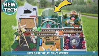 Smart agriculture using Arduino school project ! Smart agriculture model ! Climate resilient farming