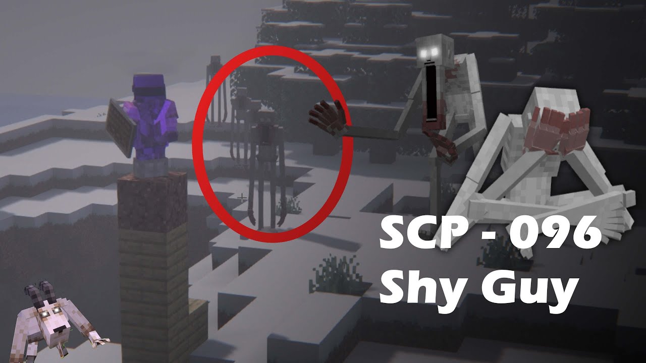 ¡4 SCP-096 ATACAN a la vez! 😱🔥 (Goatman incluido) | Minecraft Terror Mods #5