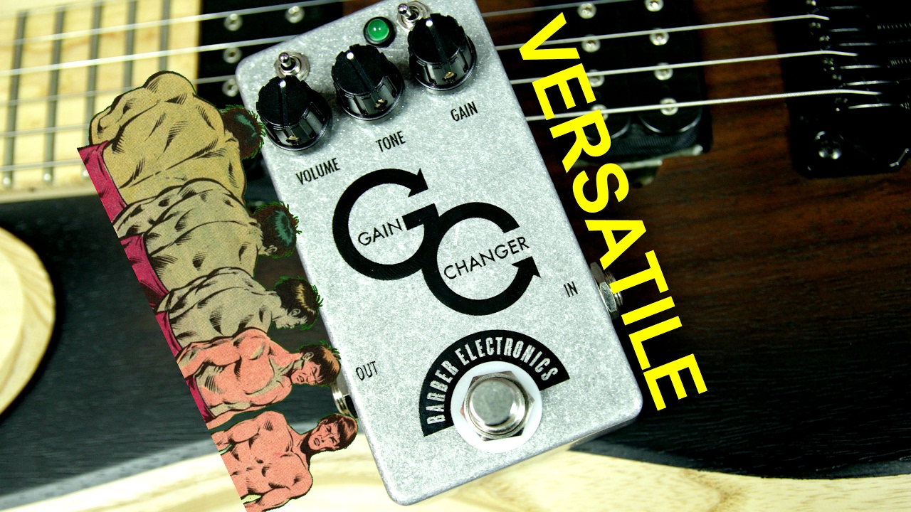 VERSATILE DRIVE: Barber Gain Changer Overdrive Pedal Demo