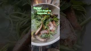 #adobo na kangkong with pritong sambagon 😋#cooking #filipinorecipe