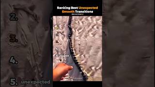 Ranking Best Unexpected Smooth Transitions
