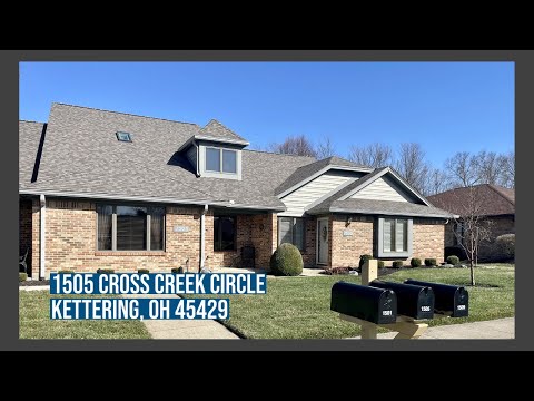 1505 Cross Creek Circle, Kettering, OH home video tour