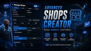 Shops Creator | Fivem Script | QB QBX ESX