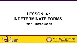 Celebrity Lesson 4 Indeterminate Forms Part 1 Introduction Wealth
