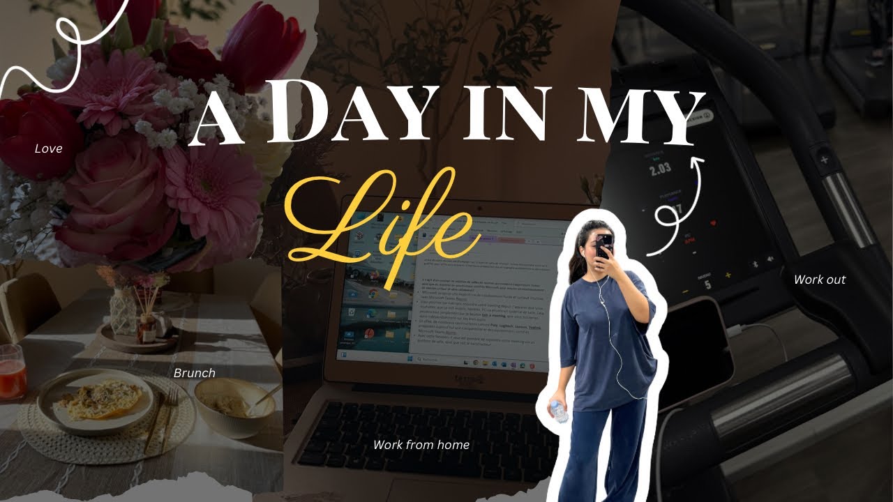 A DAY IN MY LIFE : working from home 💻cooking 🍳getting back into the gym 🏋🏻‍♀️shower routine 🧼