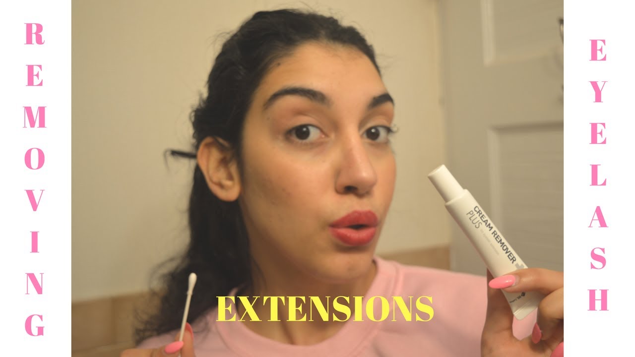 Removing Eyelash Extension!!! 