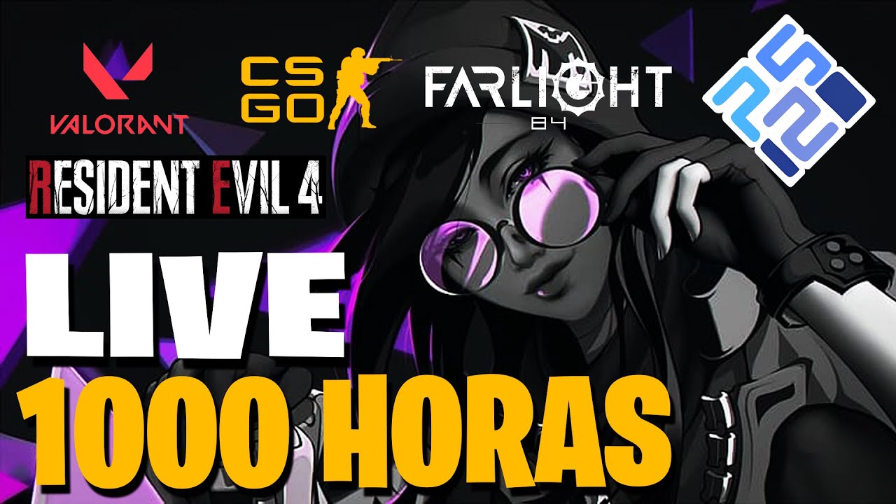 LIVE DE 1000 HORAS 🔴VALORANT - CS GO - FARLIGHT 84 - PS2 🔥 PT BR 🔥 AO ...