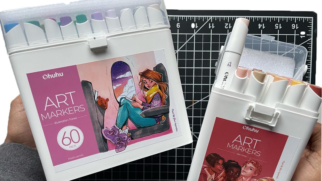These Markers SURPRISED Me! New OHUHU KAALA SERIES Markers?! 🎨😱 