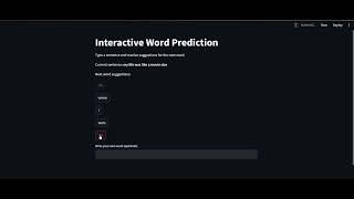 Word Prediction using Bidirectional LSTM