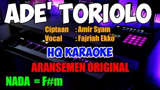 Ade' Toriolo Lagu Bugis Karaoke Keyboard Korg Pa1000