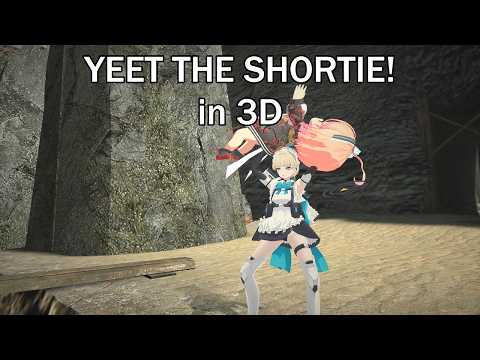 YEET THE SHORTIE! in 3D. (Blue Archive, GMOD)