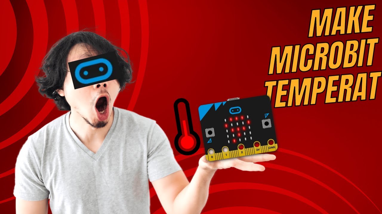 make microbit temperature - YouTube