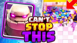 CAN’T STOP THIS GOLEM PUSH! 💥 Easy Deck with MASSIVE Power | Clash Royale 2025