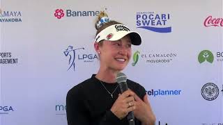 Nelly Korda Goes Bogey-Free at Mayakoba & Shares Family Joy: “Exciting Times Ahead”