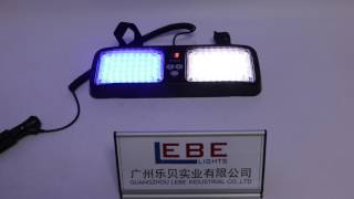 LB1111 Blue White LED Split Visor Strobe Light