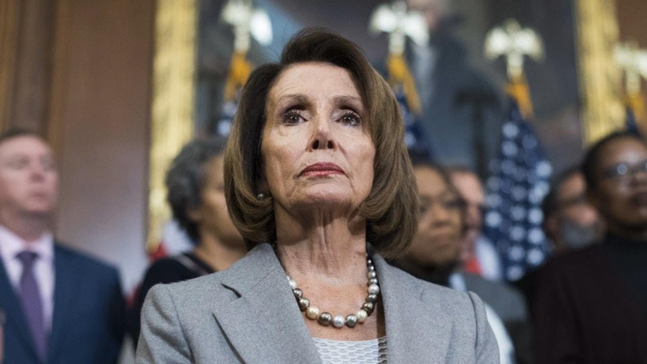 Nancy Pelosi speaks to leftist youth political summit