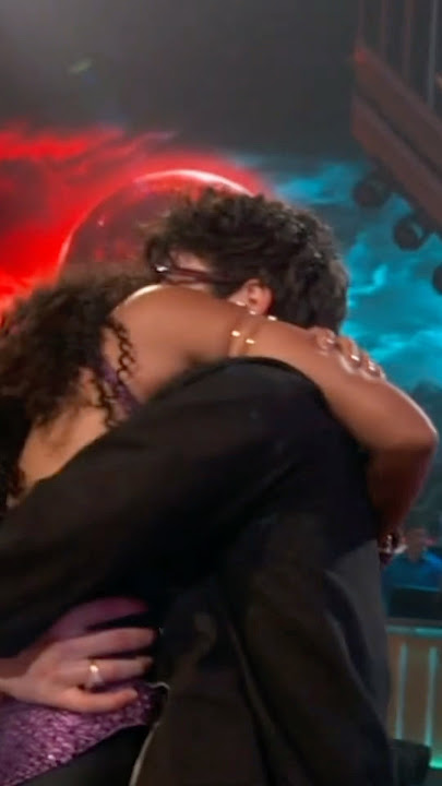 Milo Manheim & Chandler Kinney share an emotional hug | #DWTS