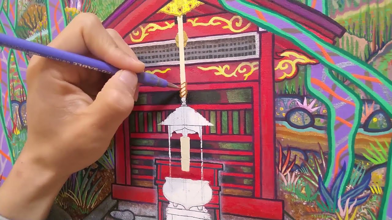 日野市】日野の風景を描く——独学アーティスト”花見 壮常”が表参道で初