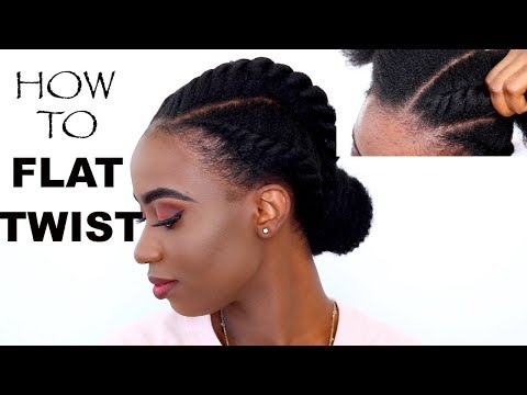 HOW TO FLAT TWIST | EASY WAY TO FLAT TWIST