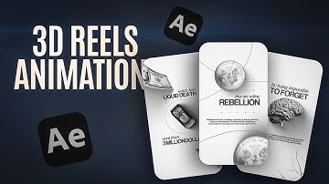 How To Animate Viral 3D Reel In After Effect ( AE Tutorial )