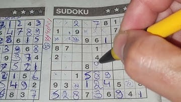 (#4821) Friday Four Stars Sudoku puzzle. Bonus Extra edition. 07-08-2022 Extra part 2 of 4